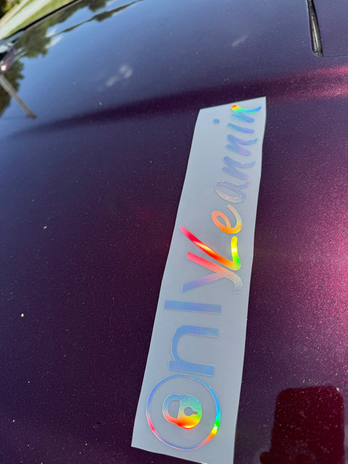 11x2 silver holographic