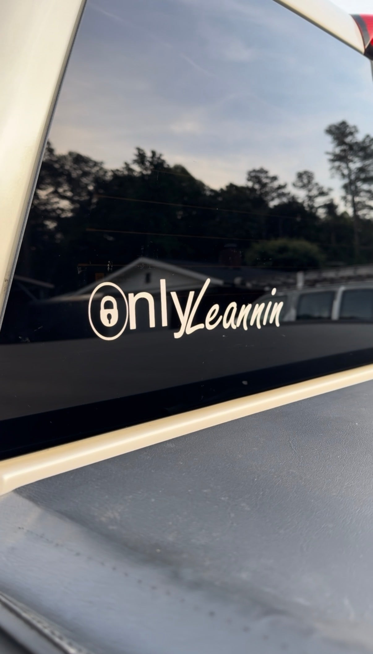 11x2 white reflective decal